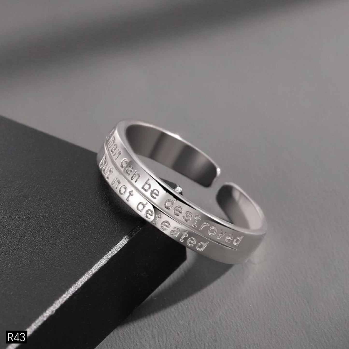 Classic Polished Stainless Steel Ring