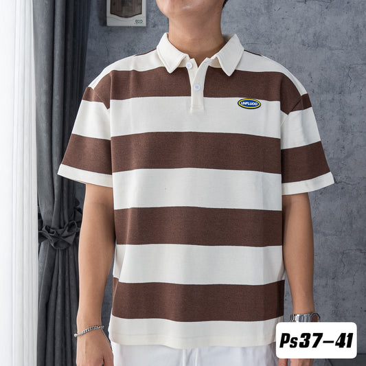 Classic Striped Polo Shirt – Timeless Style