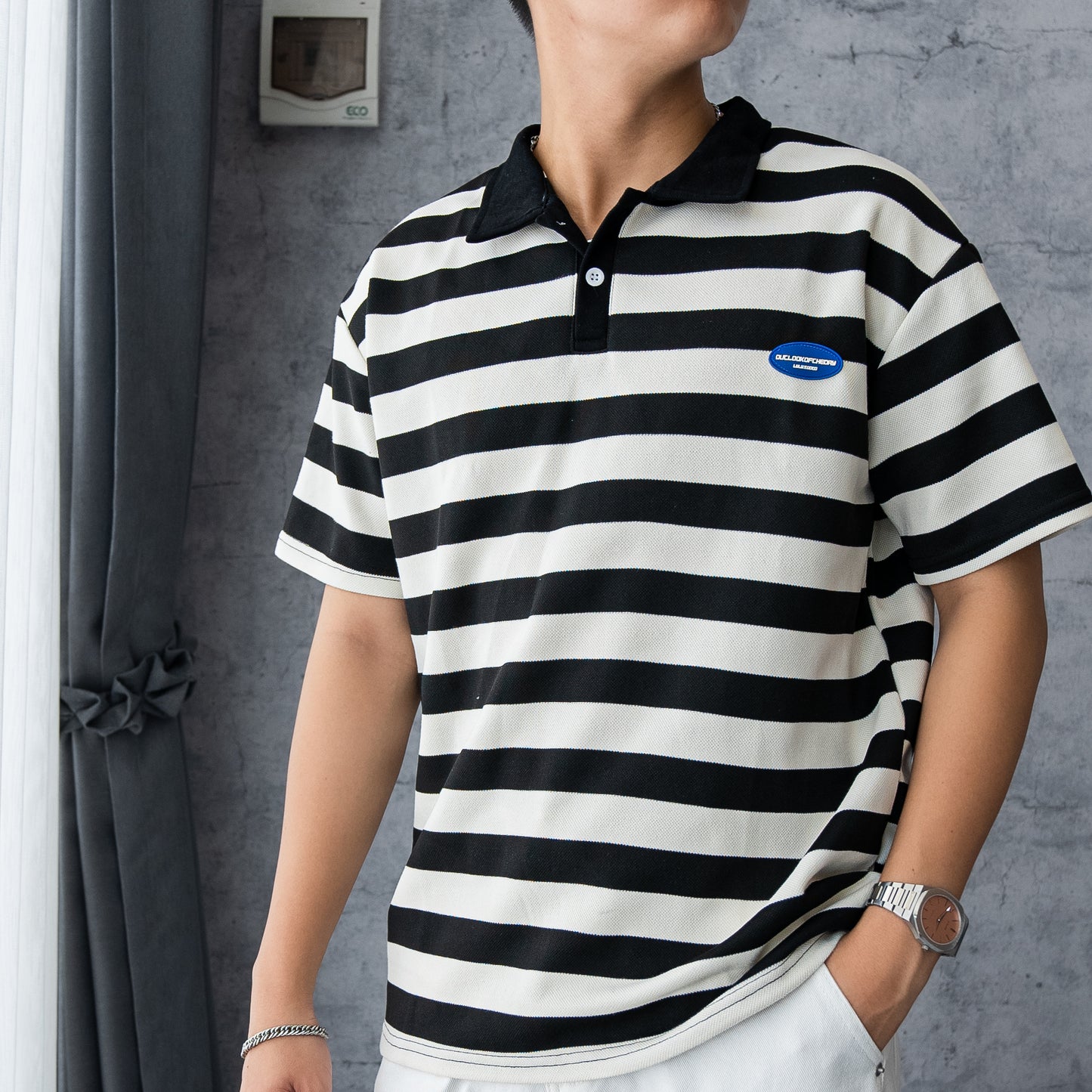 Classic Striped Polo Shirt – Timeless Style